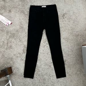 Madewell Black Road Tripper skinny jeans - size 27